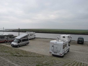 Wohnmobilstellplatz in Harlesiel