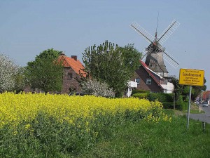 Ortseingang von Carolinensiel