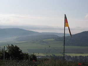 Deutschlandflagge bei Point Alpha