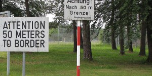 Grenzschild