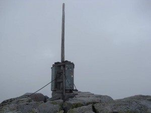Gipfel des Gaustatoppen