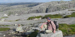 Pause auf dem Kjerag