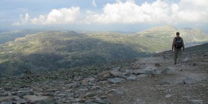 Wanderweg im Kjeragmassiv