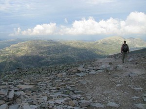 Wanderweg im Kjeragmassiv