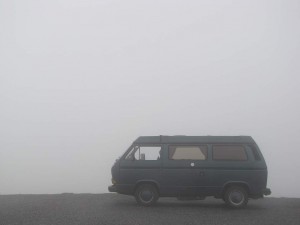 Vestkapp im Nebel