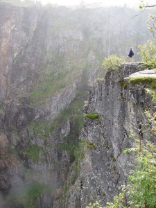 Abgrund am Vorringsfossen