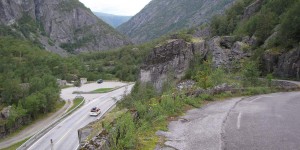 Alte Straße in Norwegen
