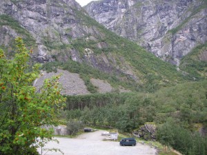 Parkplatz am Vorringsfossen