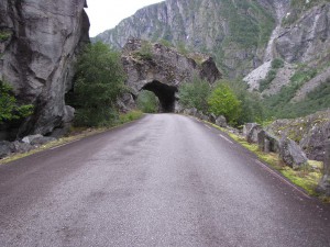 Alte Straße in Norwegen