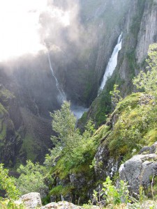 Abgrund am Vorringsfossen