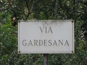 Via Gardesana ist die Ostuferstraße