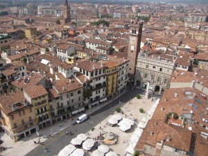 Verona vom Lambertiturm aus gesehen