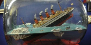 Titanic als Buddelschiff