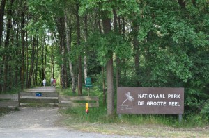 Eingang zum Nationalpark De Groote Peel