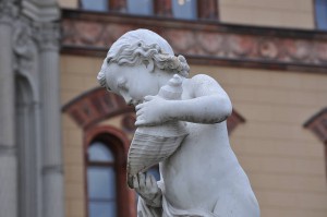 Figur am Schloss