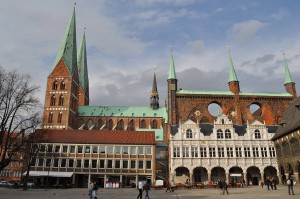 Panorama auf Lübeck