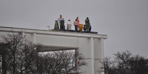 Skulpturengruppe auf dem Kongresssaal