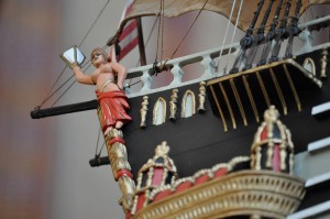 Detail am Schiff