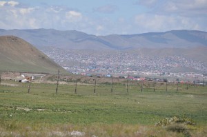 Panorama auf Ulaan Bator