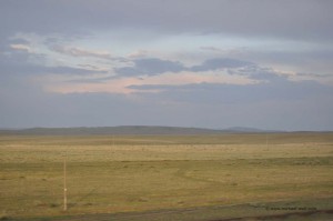 Blick bis zum Horizont