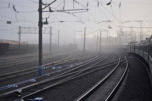 Bahnhof in Krasnoyarsk