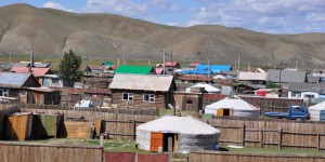 Jurte im Vorort von Ulaan Bator