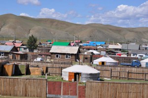 Jurte im Vorort von Ulaan Bator