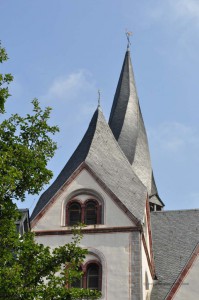 Verdrehter Kirchturmhelm in Mayen