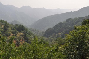 Landschaft bei Mutianyu