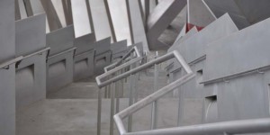 Treppe im Pekinger Olympiastadion