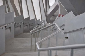 Treppe im Pekinger Olympiastadion