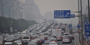 Peking unter Smog