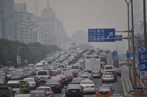 Peking unter Smog