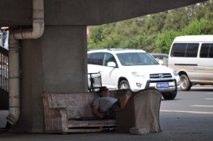 Obdachlos in Peking