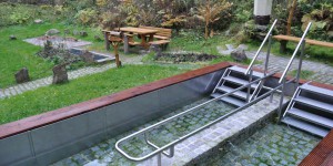 Barfußpfad und Wassertretbecken