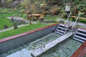 Barfußpfad und Wassertretbecken