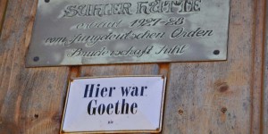 Hier war Goethe nie