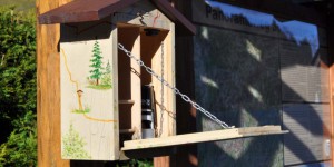 Stempelstelle für einen Wanderweg