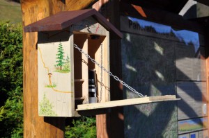 Stempelstelle für einen Wanderweg