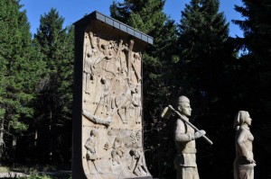 Denkmal am Rondell in Oberhof