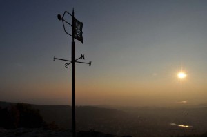 Blick von der Burgruine Liebenstein