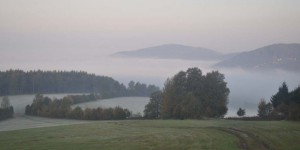 Steinbach-Hallenberg unter Nebel