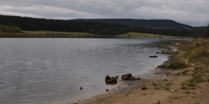 Sandstrand an der Heydatalsperre