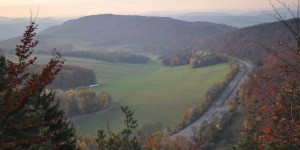 Ehemalige Autobahn 4 in den Hörselbergen
