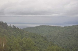 Erster Blick auf den Baikalsee