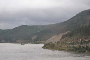 Der Fluss Selenga bei Ulan-Ude