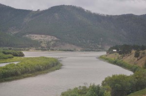 Der Fluss Selenga bei Ulan-Ude