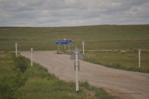 Entfernungsangaben in Sibirien