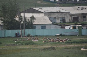Spielplatz in Sibirien