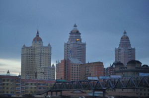 Skyline von Manjur (Manzhouli)